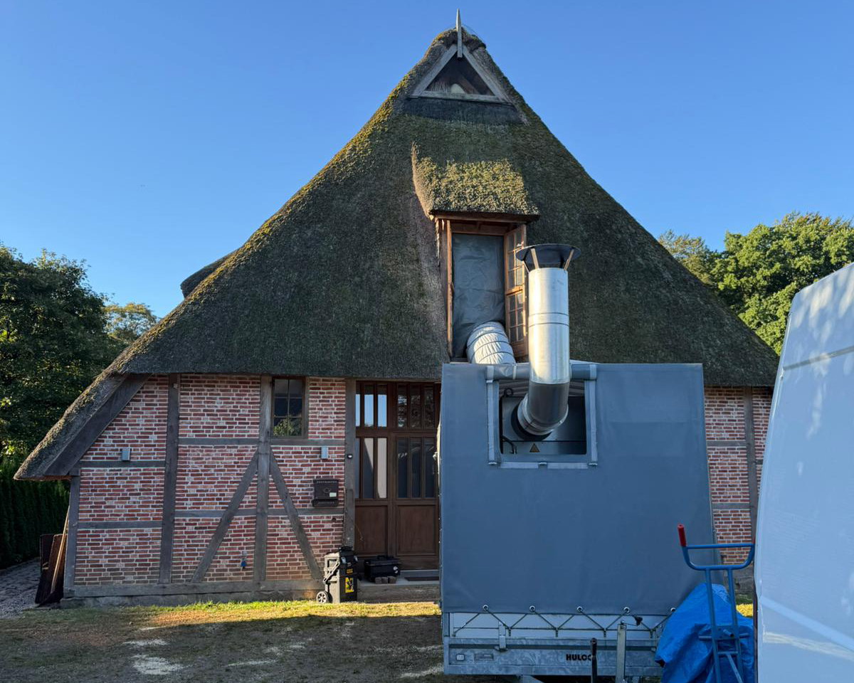 holzwurmbekämpfung Reetdach Trave antik